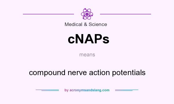 What does cNAPs mean? It stands for compound nerve action potentials