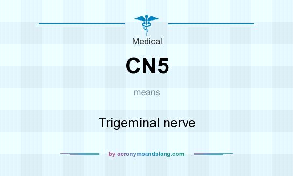 What does CN5 mean? It stands for Trigeminal nerve