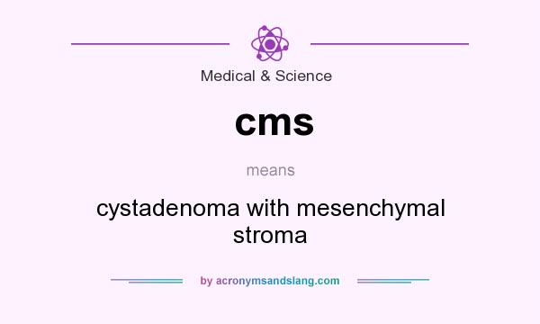 What does cms mean? It stands for cystadenoma with mesenchymal stroma