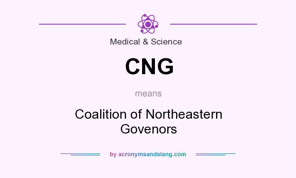 What does CNG mean? It stands for Coalition of Northeastern Govenors
