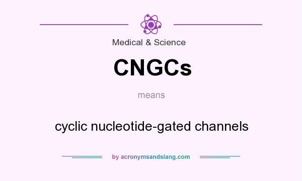 What does CNGCs mean? It stands for cyclic nucleotide-gated channels