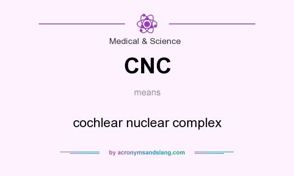 What does CNC mean? It stands for cochlear nuclear complex