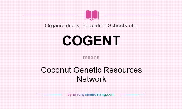 Cogent meaning