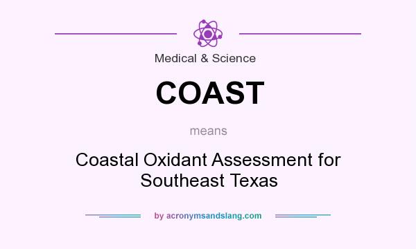 What does COAST mean? It stands for Coastal Oxidant Assessment for Southeast Texas