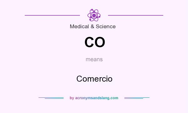 What does CO mean? It stands for Comercio