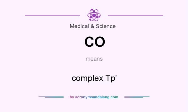 What does CO mean? It stands for complex Tp`