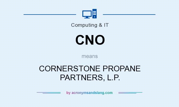 What does CNO mean? It stands for CORNERSTONE PROPANE PARTNERS, L.P.