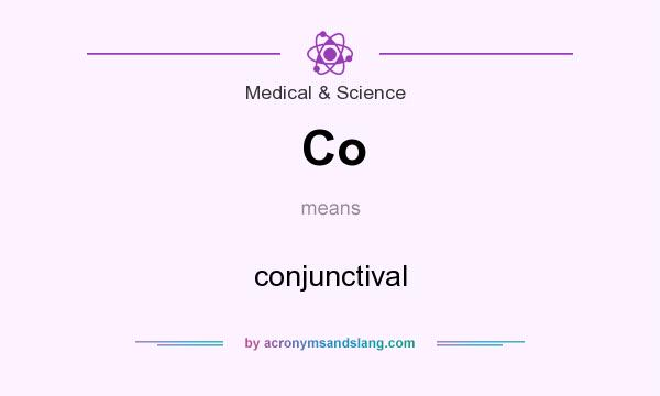What does Co mean? It stands for conjunctival
