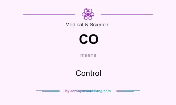 What does CO mean? It stands for Control