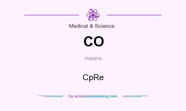 What does CO mean? It stands for CpRe