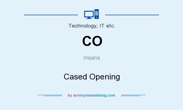 What does CO mean? It stands for Cased Opening