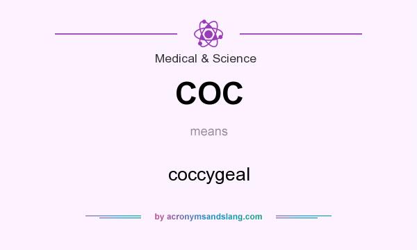 What does COC mean? It stands for coccygeal