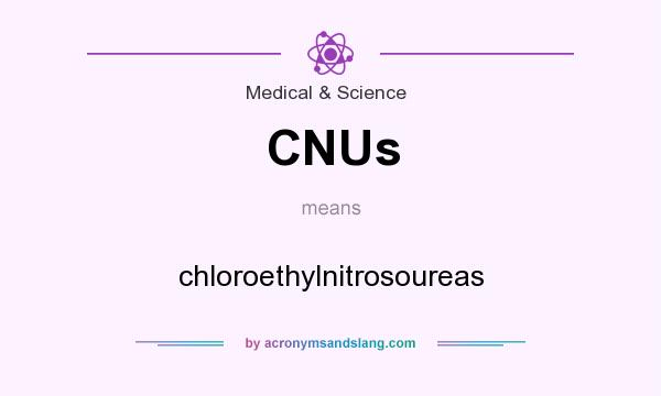 What does CNUs mean? It stands for chloroethylnitrosoureas
