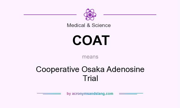 What does COAT mean? It stands for Cooperative Osaka Adenosine Trial