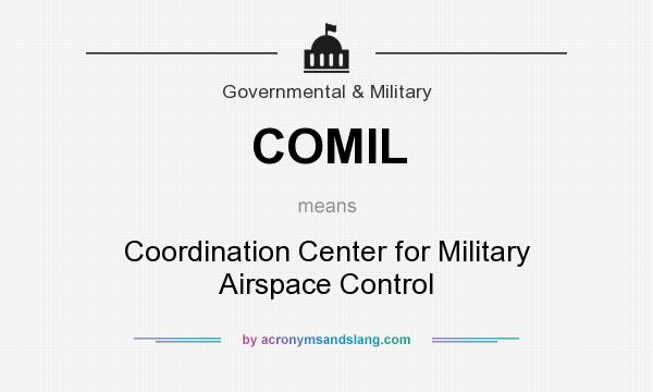 What does COMIL mean? It stands for Coordination Center for Military Airspace Control