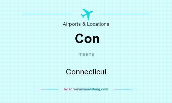 What does Con mean? It stands for Connecticut