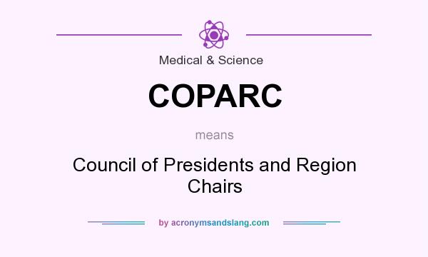 What does COPARC mean? It stands for Council of Presidents and Region Chairs