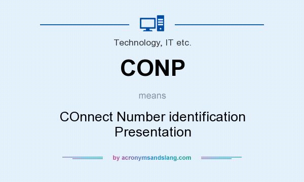 What does CONP mean? It stands for COnnect Number identification Presentation