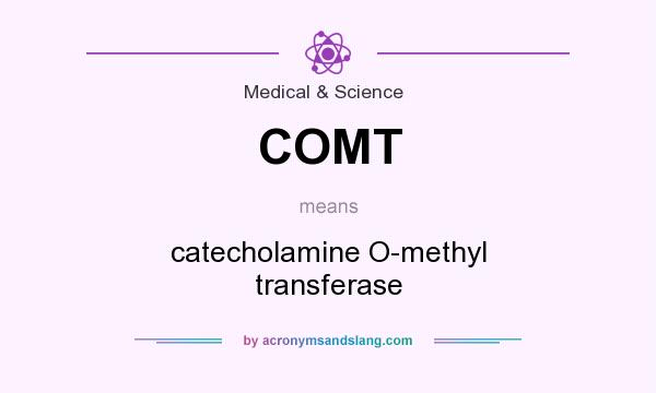 What does COMT mean? It stands for catecholamine O-methyl transferase