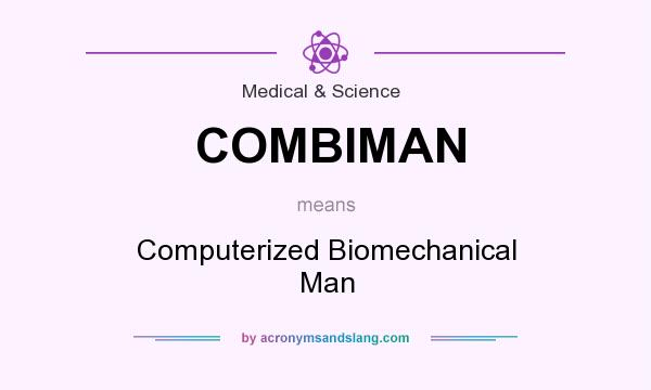 What does COMBIMAN mean? It stands for Computerized Biomechanical Man