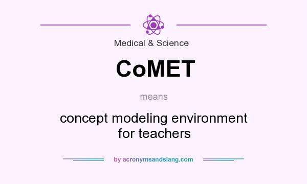 What does CoMET mean? It stands for concept modeling environment for teachers