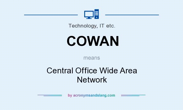 What does COWAN mean? It stands for Central Office Wide Area Network