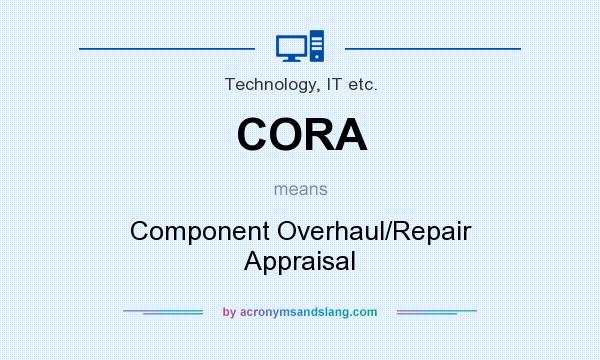 What does CORA mean? It stands for Component Overhaul/Repair Appraisal