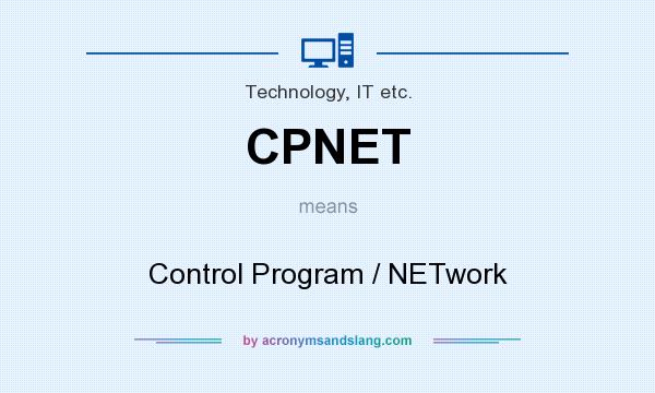 What does CPNET mean? It stands for Control Program / NETwork