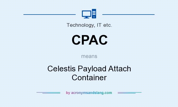 What does CPAC mean? It stands for Celestis Payload Attach Container