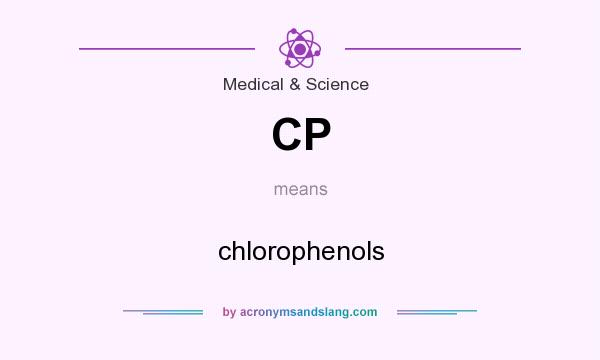 What does CP mean? It stands for chlorophenols