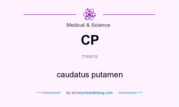 What does CP mean? It stands for caudatus putamen