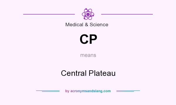 What does CP mean? It stands for Central Plateau