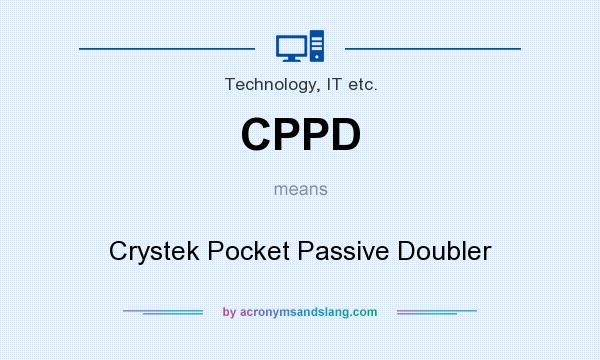 What does CPPD mean? It stands for Crystek Pocket Passive Doubler