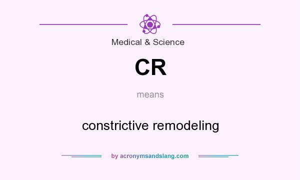 What does CR mean? It stands for constrictive remodeling