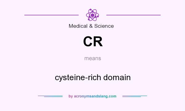 What does CR mean? It stands for cysteine-rich domain
