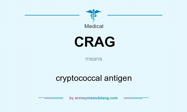 What does CRAG mean? It stands for cryptococcal antigen