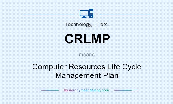 What does CRLMP mean? It stands for Computer Resources Life Cycle Management Plan