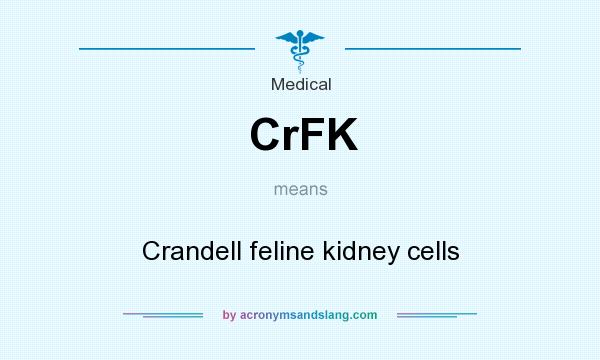 What does CrFK mean? It stands for Crandell feline kidney cells