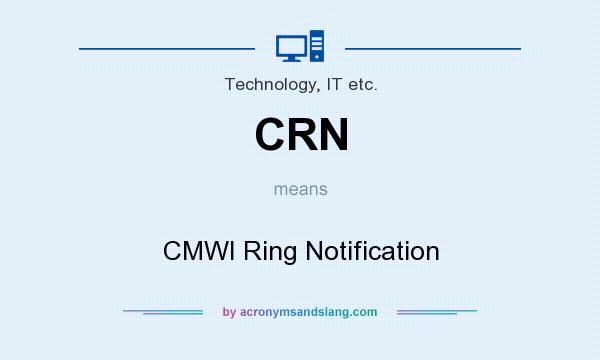 What does CRN mean? It stands for CMWI Ring Notification