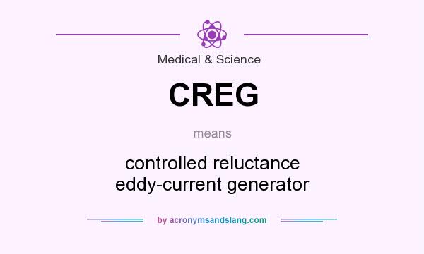 What does CREG mean? It stands for controlled reluctance eddy-current generator