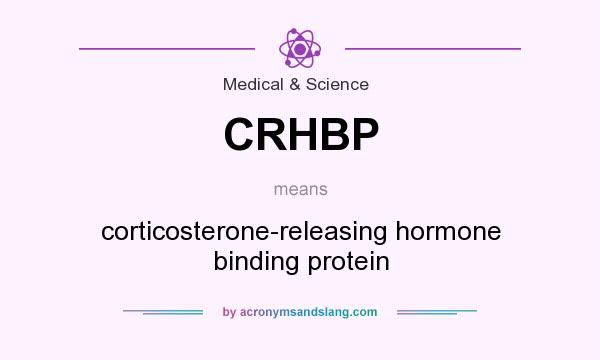 What does CRHBP mean? It stands for corticosterone-releasing hormone binding protein