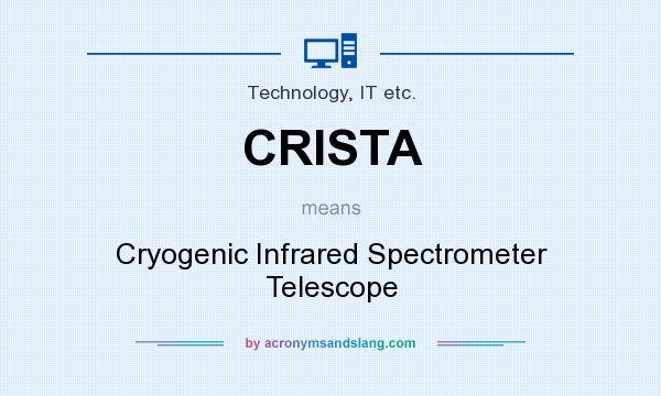 What does CRISTA mean? It stands for Cryogenic Infrared Spectrometer Telescope