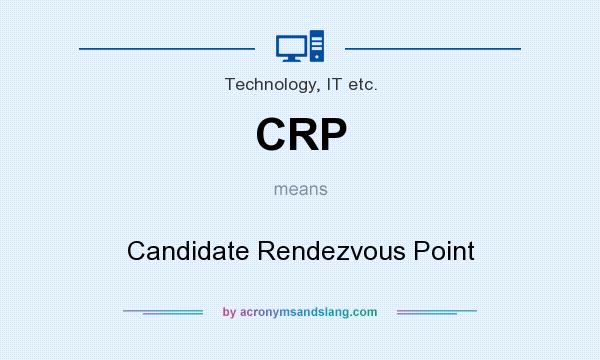 What does CRP mean? It stands for Candidate Rendezvous Point