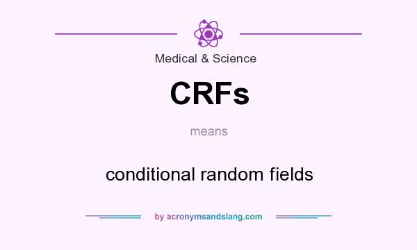 What does CRFs mean? It stands for conditional random fields