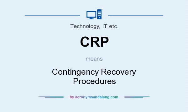 What does CRP mean? It stands for Contingency Recovery Procedures