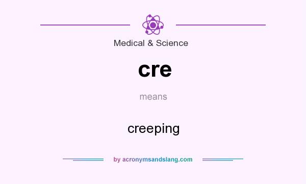 What does cre mean? It stands for creeping