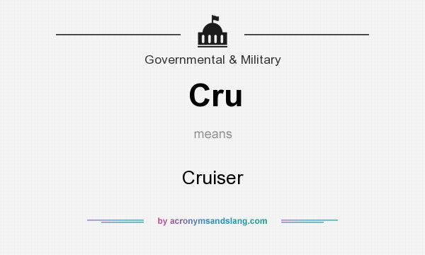 What does Cru mean? It stands for Cruiser