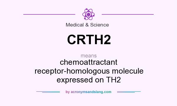 What does CRTH2 mean? It stands for chemoattractant receptor-homologous molecule expressed on TH2