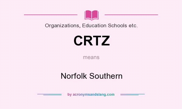 What does CRTZ mean? It stands for Norfolk Southern