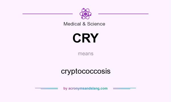 What does CRY mean? It stands for cryptococcosis